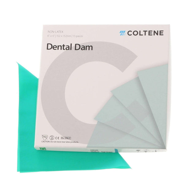 Hygenic Non-Latex Dental Dam: Standard Size - Medium Green (15)