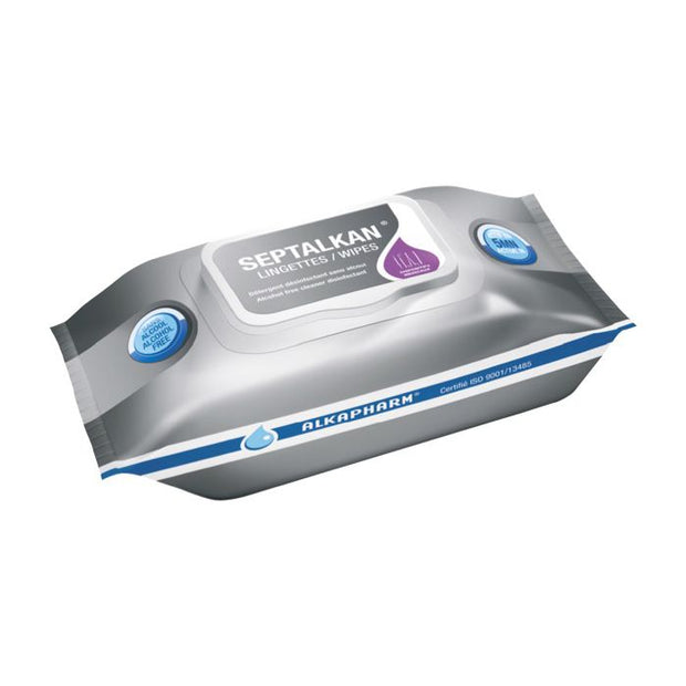 Septalkan Alcohol Free Wipes - Flow Pack (100)