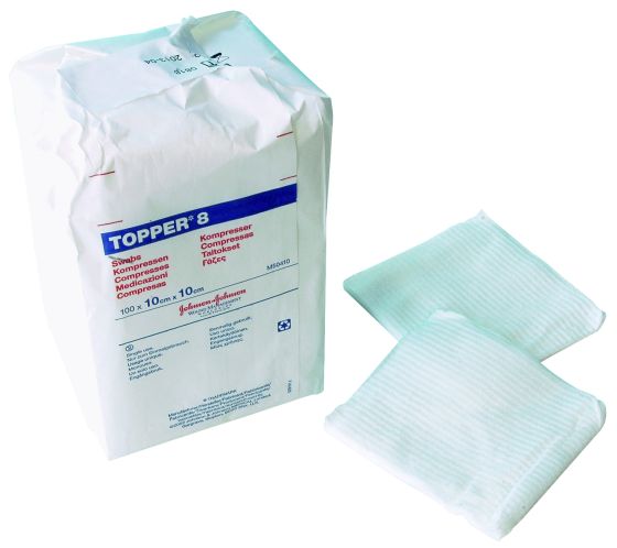 Topper 8 Swabs: 5 x 5cm (Nu-Gauze)