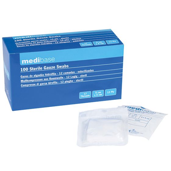 Medibase Sterile Gauze Swabs (100)