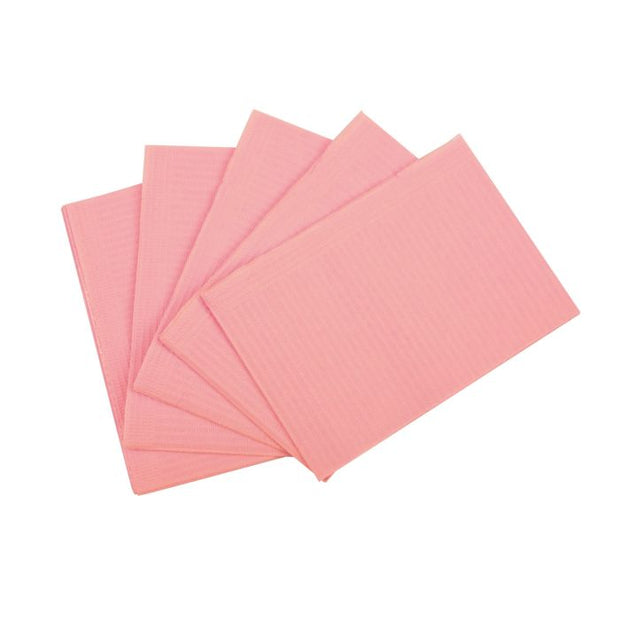 Medibase Disposable Bibs: Pink (500)