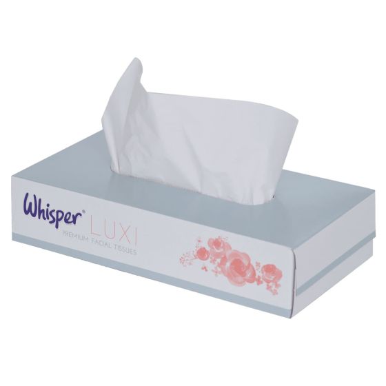 Whisper Luxi White Facial Tissue - 24 x 100 Sheets