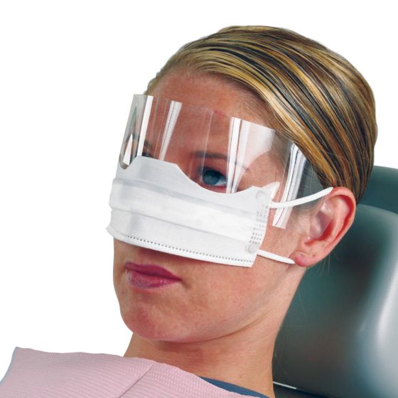 Patient Earloop Splash Shield Safety Masks