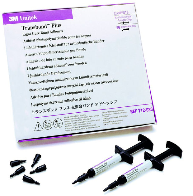 Transbond Plus Band Adhesive: Refill - 5 Syringes + 50 Tips