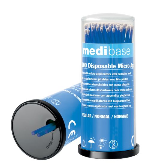 Medibase Micro Applicators: Regular - Blue (400)