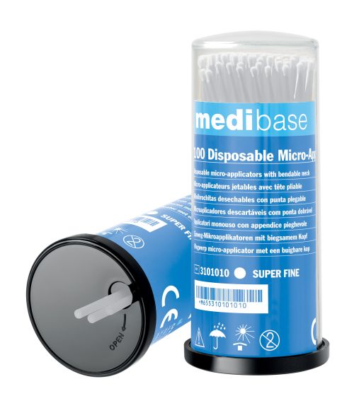 Medibase Micro Applicators: Fine - Black (100)