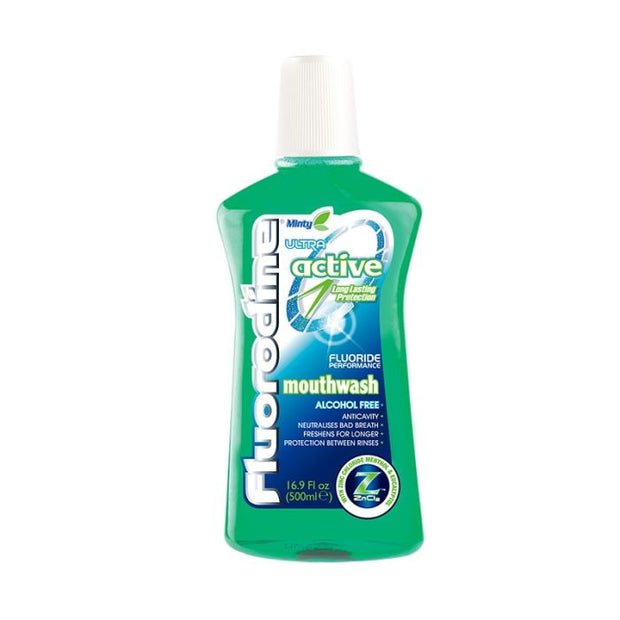 Fluorodine Mouthwash: Ultra Active - 500ml