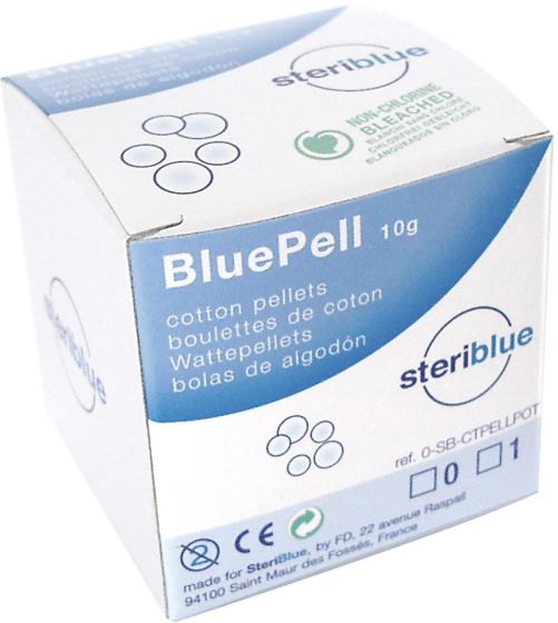 Steriblue Cotton Pellets Size 0 (1000)