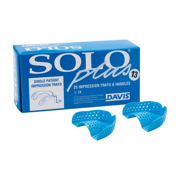 Solo Impression Trays: Dentate Handles (10)