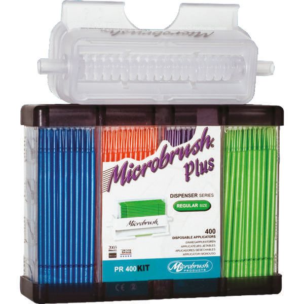 Microbrush Plus: Dispenser + Refill - Regular (400)