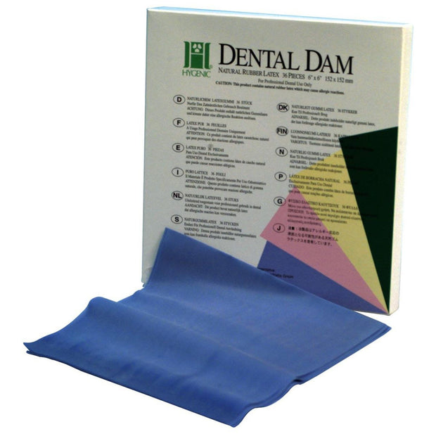 Hygenic Dental Dam: Standard Size - Heavy Blue (36)