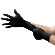 Ansell Microflex MidKnight Touch Ergoform Black Nitrile Gloves - L - 1