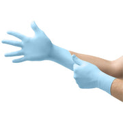 Ergoform Blue Nitrile Gloves - L - 4