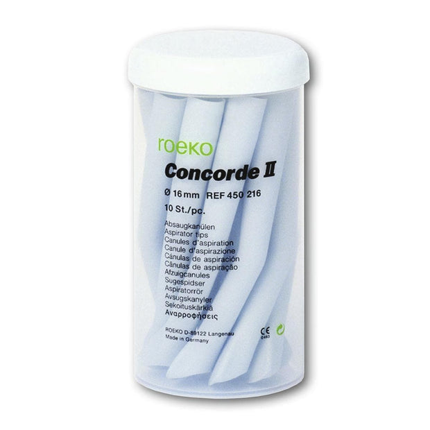 Concorde II Aspirator Tips - 16mm (10)