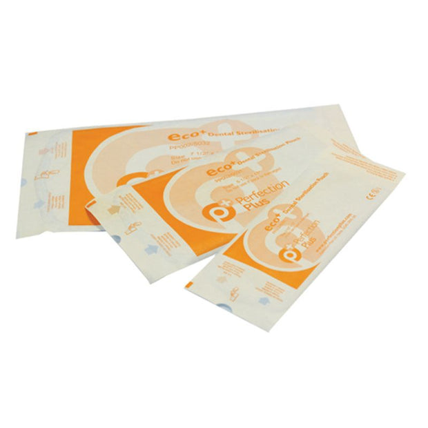 Eco+ Sterilisation Pouches 190mm x 360mm (500)