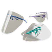 Pegasus Face Visors: Frame + 12 Visors - Blue