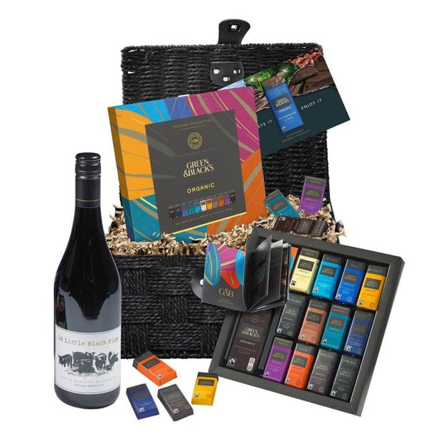 Loyalty Points Programme - Green & Black's Organic Tasting Selection & Red Wine Gift Set