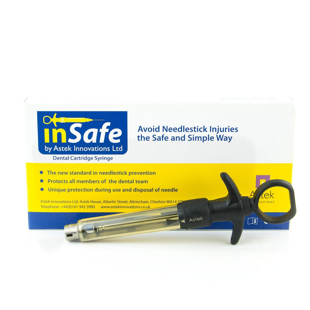 inSafe: Syringe - 2.2 ml - O Ring Aspirating - Thumb Ring