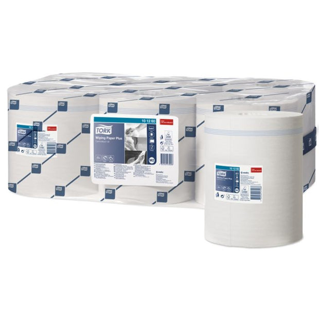 Tork Wiping Paper Plus Centrefeed Rolls (6)