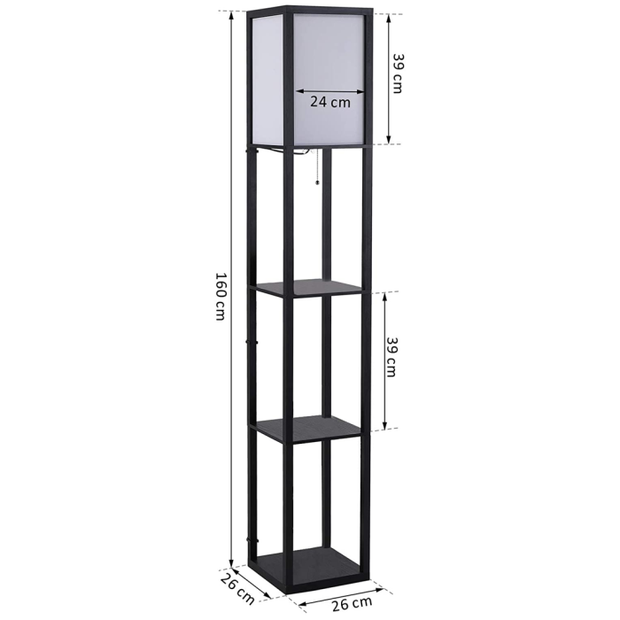 Loyalty Points Programme - Floor Lamp With Shelves