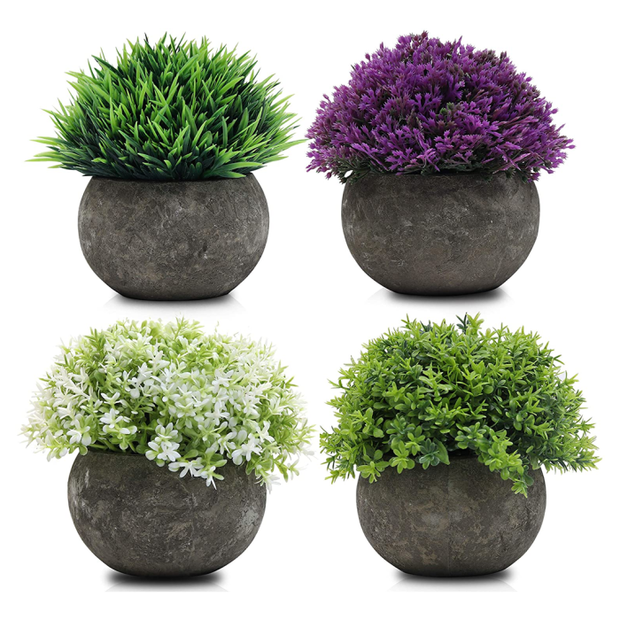 Loyalty Points Programme - Set of 4 Artificial Plants