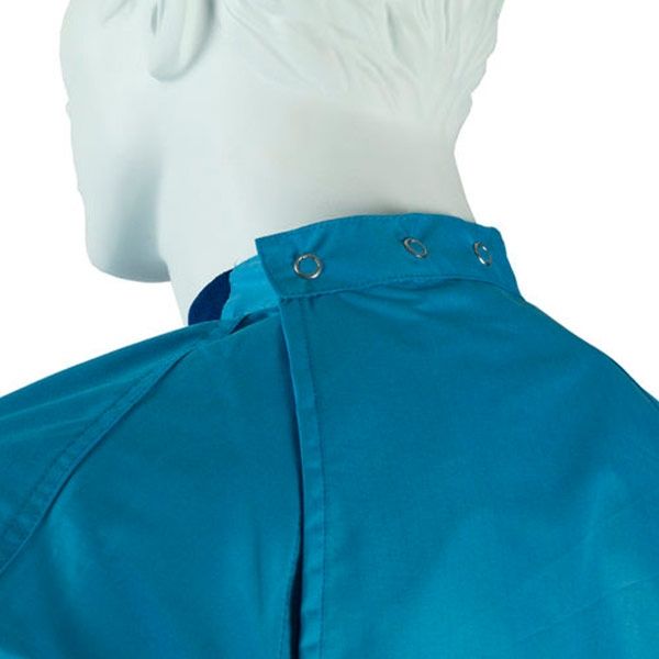 Pluritex Autoclavable Waterproof Blue Surgical Gown - Small