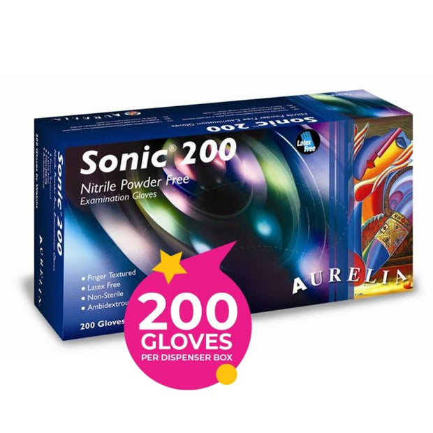 Aurelia® Sonic® 200 Nitrile Powder Free Gloves - XL - 0